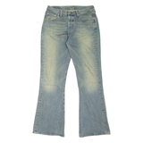 BIG STAR Flare Womens Jeans Blue Regular Flared Stone Wash W30 L34