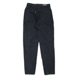 TEDDY'S Womens Jeans Black Regular Mom W26 L31