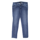 CALVIN KLEIN JEANS Low Rise Womens Jeans Blue Slim Skinny Stone Wash W27 L26