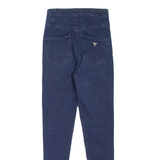 GUESS Bonny High Waist Womens Jeans Blue Slim Skinny W25 L27