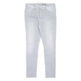 TOMMY HILFIGER Harlem Womens Jeans Grey Slim Skinny Stone Wash W33 L32