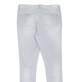 TOMMY HILFIGER Harlem Womens Jeans Grey Slim Skinny Stone Wash W33 L32
