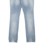 CALVIN KLEIN JEANS Distressed Womens Jeans Blue Slim Skinny Stone Wash W31 L32