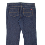 DICKIES Workwear Womens Jeans Blue Relaxed Bootcut W40 L29