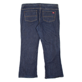DICKIES Workwear Womens Jeans Blue Relaxed Bootcut W40 L29