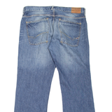 HILFIGER DENIM Woody Mens Jeans Blue Relaxed Skinny Stone Wash W36 L32