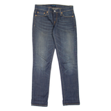 LEVI'S 513 Womens Jeans Blue Regular Boyfriend Stone Wash W28 L30