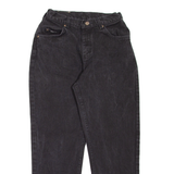 LEE Womens Jeans Black Regular Mom W26 L26