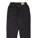 LEE Womens Jeans Black Regular Mom W26 L26