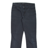 LEVI'S Womens Jeans Black Slim Straight W29 L32