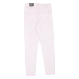 DIESEL High Rise Womens Jeans Pink Slim Skinny Acid Wash W28 L26