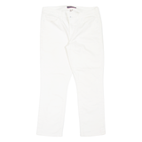 TOMMY HILFIGER Crop Womens Jeans White Slim Straight W30 L26