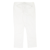 TOMMY HILFIGER Crop Womens Jeans White Slim Straight W30 L26