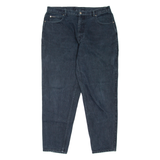 TEDDY'S Womens Jeans Blue Regular Mom W34 L28