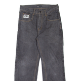 BLUE TOMATO Mens Jeans Grey Regular Straight W28 L28