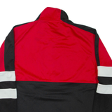 NIKE Mens Pullover Jacket Red Colourblock XL