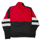 NIKE Mens Pullover Jacket Red Colourblock XL
