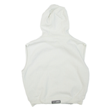 NIKE Womens Track Gilet White Hooded L