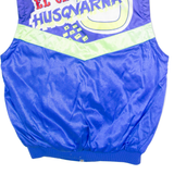 JOPA El Campero Husqvarna Mens Track Gilet Blue Crazy Pattern M