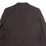 COMFORT WORSTED Mens Blazer Jacket Brown Wool L