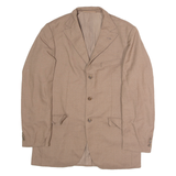 GRANICHER Mens Blazer Jacket Beige Wool S