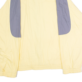 RODEO Mens Windbreaker Jacket Yellow 90s Colourblock L