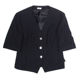 Womens Blazer Jacket Black UK 12