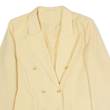 LINEA Womens Blazer Jacket Yellow UK 16