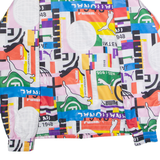 PUMA Mens Windbreaker Jacket Pink Crazy Pattern M