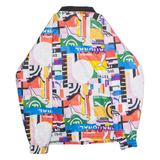 PUMA Mens Windbreaker Jacket Pink Crazy Pattern M