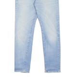 LEVI'S 512 BIG E Jeans Mens Blue Slim Tapered Stone Wash W30 L30