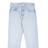 LEVI'S 501 BIG E Jeans Womens Blue Regular Straight Stone Wash W28 L25