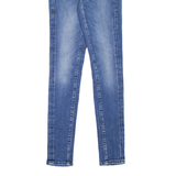 GUESS Low Rise Womens Jeans Blue Slim Skinny Stone Wash W24 L29