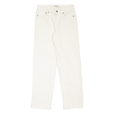 BARBOUR Womens Jeans Cream Regular Skinny W26 L28