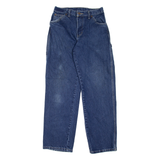 DICKIES Carpenter Workwear Womens Jeans Blue Relaxed Straight W26 L29