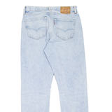 LEVI'S Altered Distressed Mens Jeans Blue Slim Tapered Stone Wash W31 L31