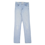 LEVI'S 724 High Rise BIG E Womens Jeans Blue Straight Stone Wash W28 L32