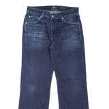 7 FOR ALL MANKIND Austyn Mens Jeans Blue Relaxed Straight Stone Wash W30 L30