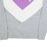 FILA Womens Sweatshirt Grey 1/4 Zip M