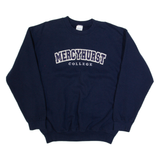 GILDAN Mercuhurst College Mens Sweatshirt Blue USA M