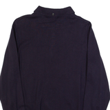 LAMBRETTA Mens Polo Shirt Blue Long Sleeve M