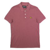 LYLE & SCOTT Mens Polo Shirt Pink S