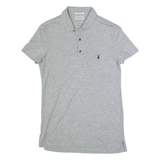 ALL SAINTS Mens Polo Shirt Grey XS