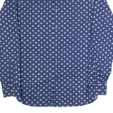 TED BAKER Mens Shirt Blue Spotted Long Sleeve M