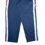 Mens Track Pants Blue Straight 2XL W34 L29