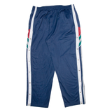 Mens Track Pants Blue Straight 2XL W34 L29