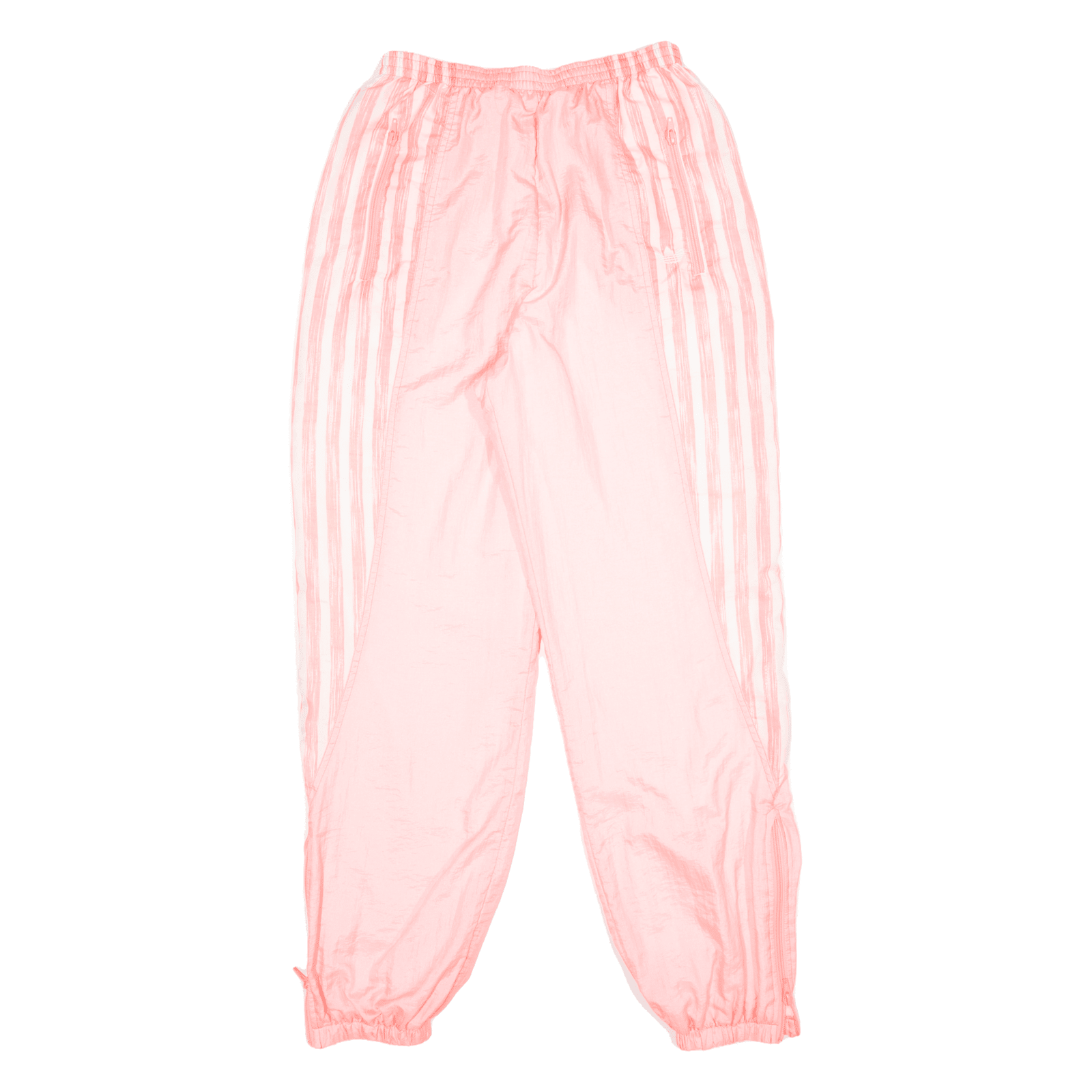 ADIDAS Womens Track Pants Pink Tapered M W26 L30