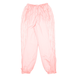 ADIDAS Womens Track Pants Pink Tapered M W26 L30