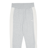 PUMA Womens Joggers Grey Tapered UK 10 W28 L28