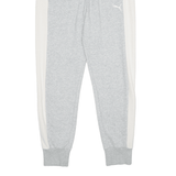 PUMA Womens Joggers Grey Tapered UK 10 W28 L28